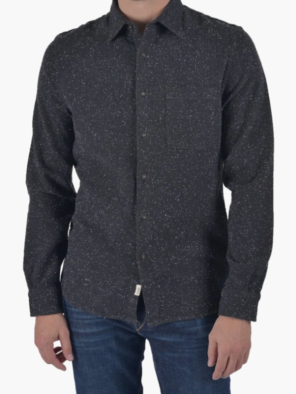Hiroshi KATO Speckle Button Down Shirt- Medium